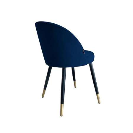 Blue upholstered CENTAUR chair material MG-16 with golden leg