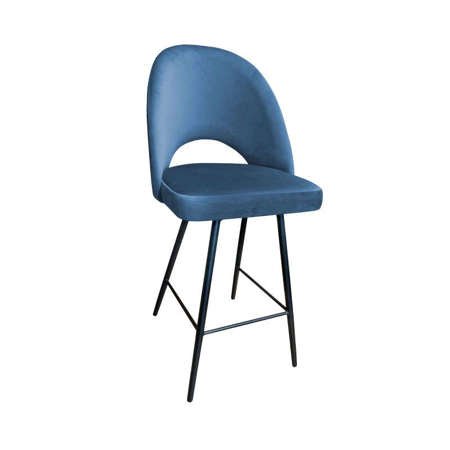 Blue upholstered LUNA chair material MG-33