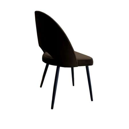 Brown upholstered LUNA chair material MG-05