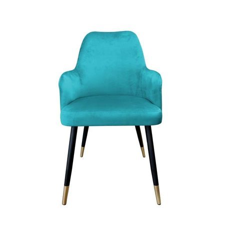 Marine upholstered PEGAZ chair material MG-20 with golden leg