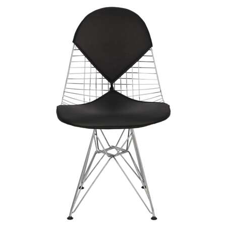 Net chair double black cushion