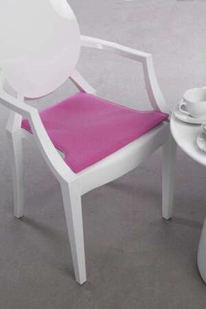 Royal pink chair cushion