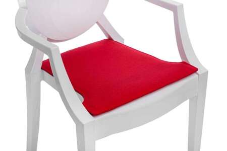 Royal red chair cushion