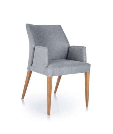 Tapicerowane krzesło ALDO z podłokietnikiem - różne kolory