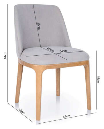 Tapicerowane krzesło RAFAEL - różne kolory