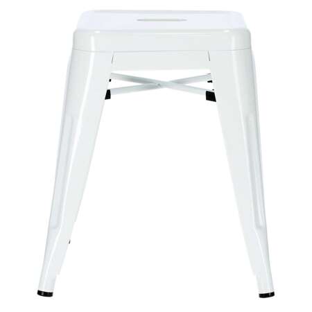 Tolix Paris white stool