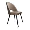 Bright brown upholstered LUNA chair material MG-09