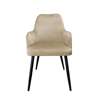 Bright brown upholstered PEGAZ chair material MG-06