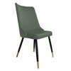 Chair Orion gray material MG-17 with golden leg