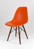 SK Design KR012 Orange Chair, Wenge legs