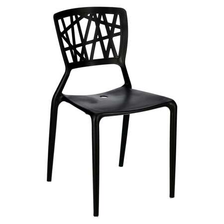 Schwarzer Bush-Stuhl KR014