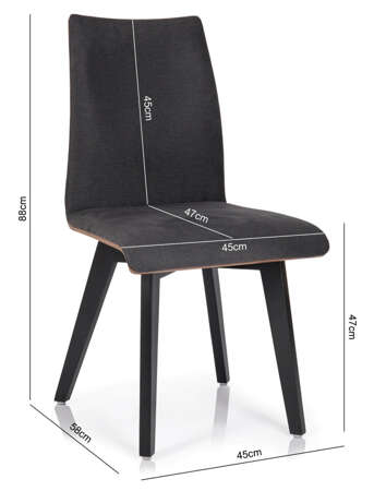 Tapicerowane krzesło DANTE 2 - różne kolory