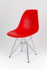 SK Design KR012 Rot Stuhl Chrome