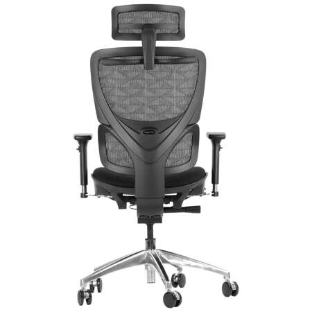 Fotel biurowy obrotowy ergonomiczny NUBES tkanina/aluminium