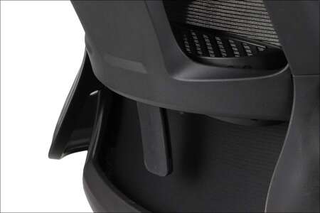 Fotel biurowy obrotowy ergonomiczny PAKSOS bez zagłówka Czarny