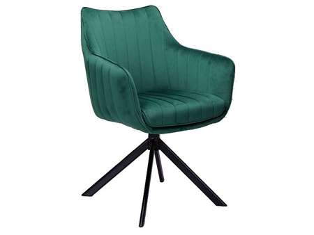 Krzesło obrotowe Azalia Velvet zielone 
