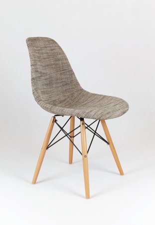 SK Design KR012 Tapicerowane Krzesło Lawa02, Nogi buk